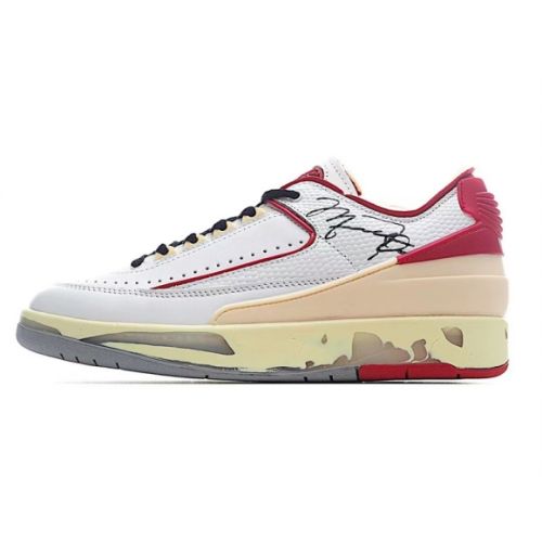 Off-White x Air Jordan 2 Low SP White Red DJ4375-106