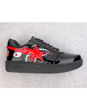 A Bathing Ape Bape Sta Low Shark Black 1F70-291-004